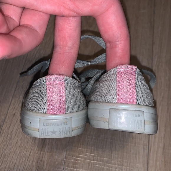 Converse Chuck Taylor All Star Double Tongue metallic silver shoes - Picture 3 of 8